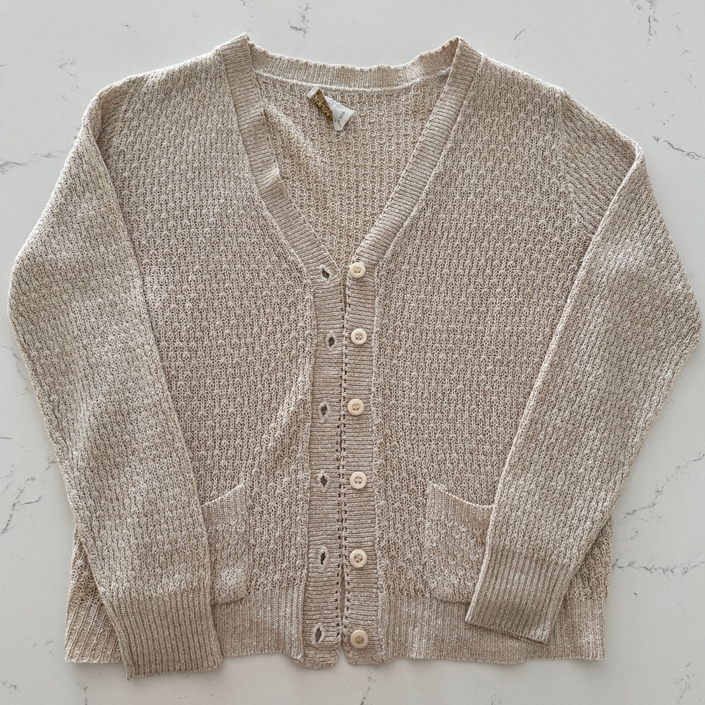 Vintage Cardigan It’s Pure Gould XS/S